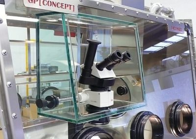 Microscope for Glove Box