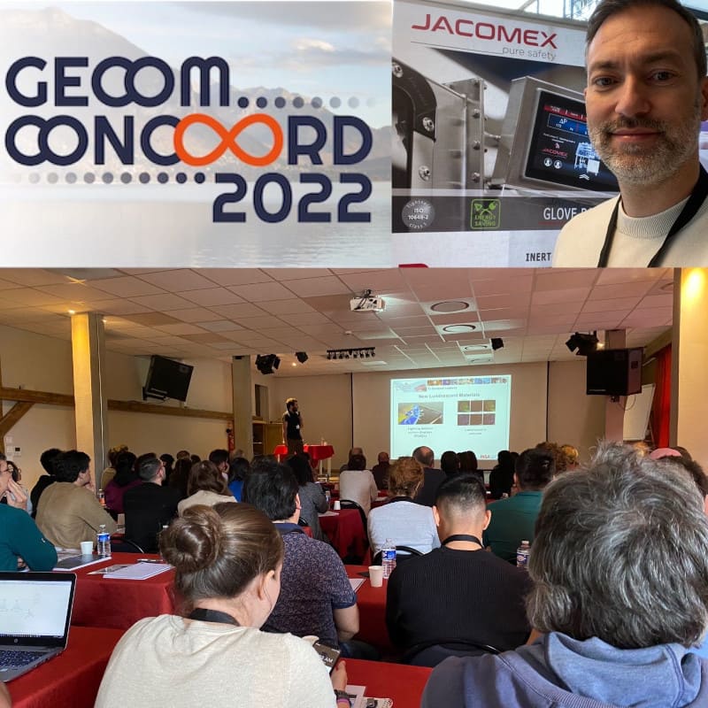 Jacomex is very pleased to participate and support the GECOM CONCOORD 2022 coordination chemistry event.
