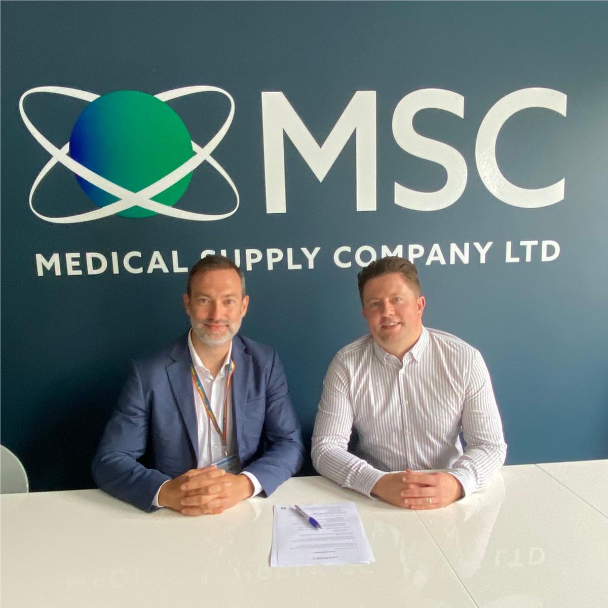 Partnership with the company Medical Supply Company (MSC) for the distribution and servicing of Jacomex in Ireland
