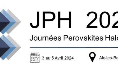 Jacomex at the “Journées Perovskites Halogénées” event from 3 to 5 April 2024 in Aix-les-Bains (France).